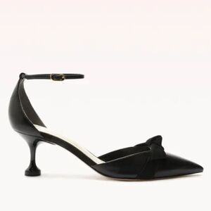 Alexandre Birman Clarita Flare Pump 60 Black Slingback 38/8